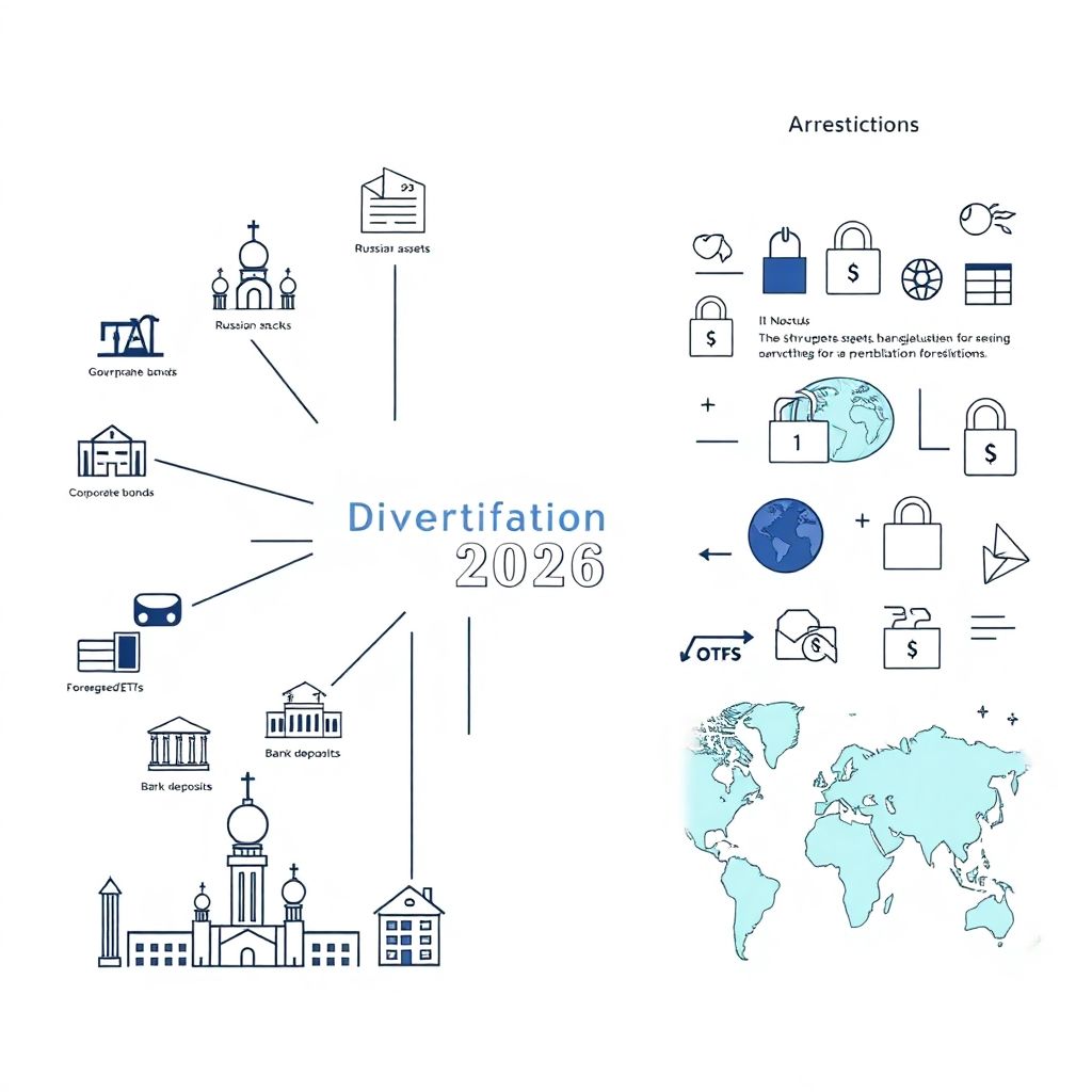 Диверсификация портфеля между российскими и зарубежными активами при ограничениях